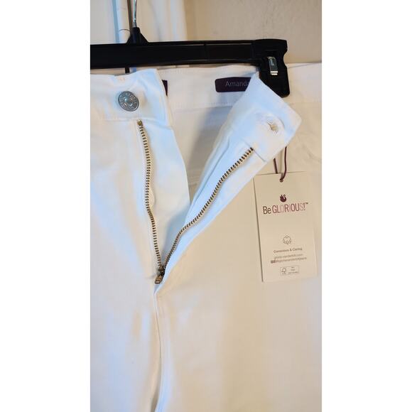 NWT Gloria Vanderbilt Amanda Slimming Jeans Women Size 24W Short Vintage White - Picture 3 of 16